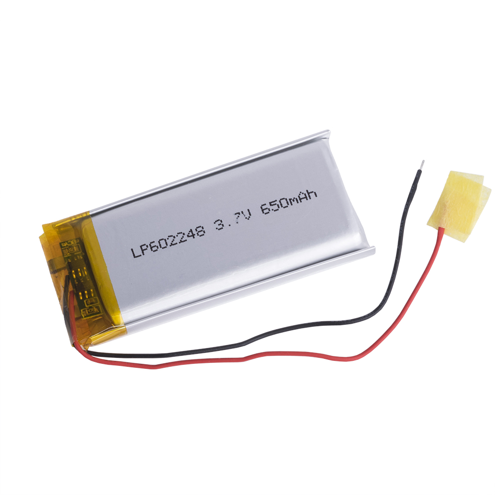 LiPo 650 mAh, 3,7V, 6x22x48мм (LiPower) аккумулятор литий-полимерный)