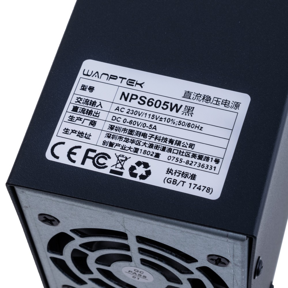 Labornetzteil einkanalig 60V/5A, NPS605W