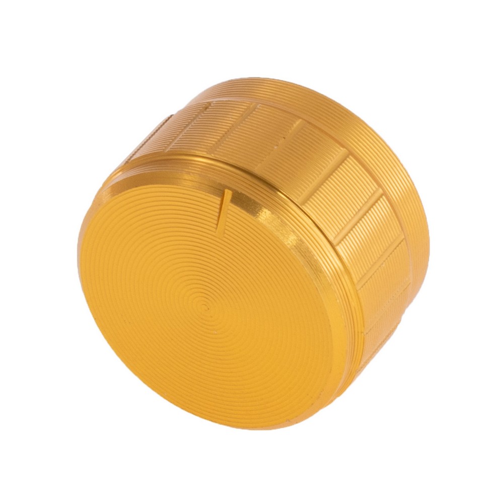 Ручка для потенціометра алюмінієва "золота" на вісь 6мм , C21X13  Gold