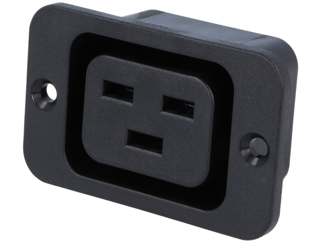 Steckverbinder IEC 60320 netz- AC C19 Buchse "Weibchen" 16А 250VDC (CS-044, 4797.0000) Steckverbinder IEC 60320 netz- AC C19 Buchse "Weibchen" 16А 250VDC (CS-044, 4797.0000)