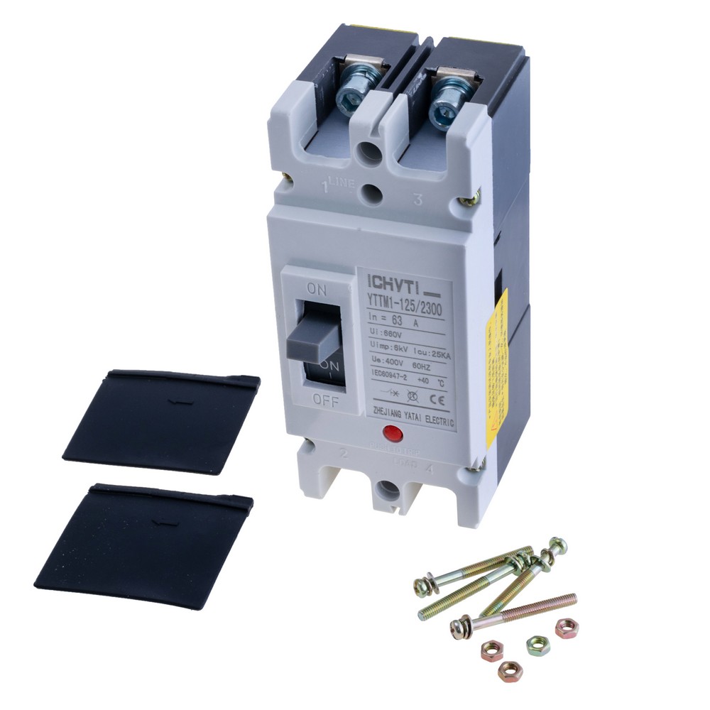 Автомат захисту змінного струму 63A YTTMI-125-Rated Current (A)-63A