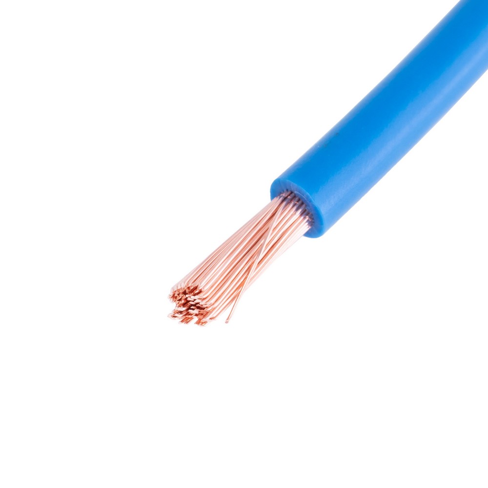 Провід багатожильний 6mm² (10AWG, 84xD0.29mm) синій Провід багатожильний 6mm² (10AWG, 84xD0.29mm) синій