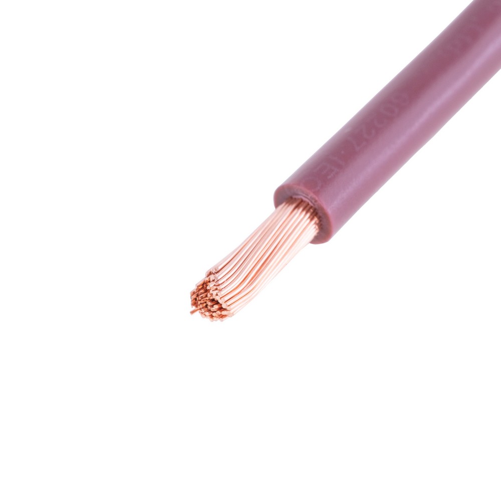 Провід багатожильний 6mm² (10AWG, 84xD0.29mm) коричневий Провід багатожильний 6mm² (10AWG, 84xD0.29mm) коричневий