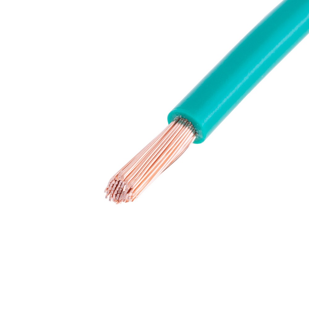 Провід багатожильний 6mm² (10AWG, 84xD0.29mm) зелений Провід багатожильний 6mm² (10AWG, 84xD0.29mm) зелений
