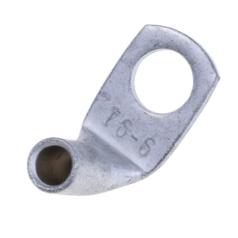 Kabel- Kabelschuh Ring-, gewinkelt, verzinnt Kupfer für Draht 6 mm², M6, LT6-6 Kabel- Kabelschuh Ring-, gewinkelt, verzinnt Kupfer für Draht 6 mm², M6, LT6-6