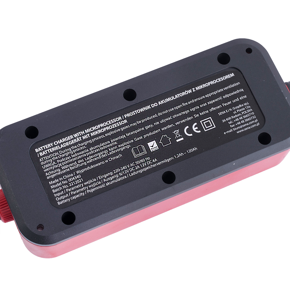 Зарядное устройство для свинцово-кислотных аккумуляторов  6V/12V 4A (Sena 004340)