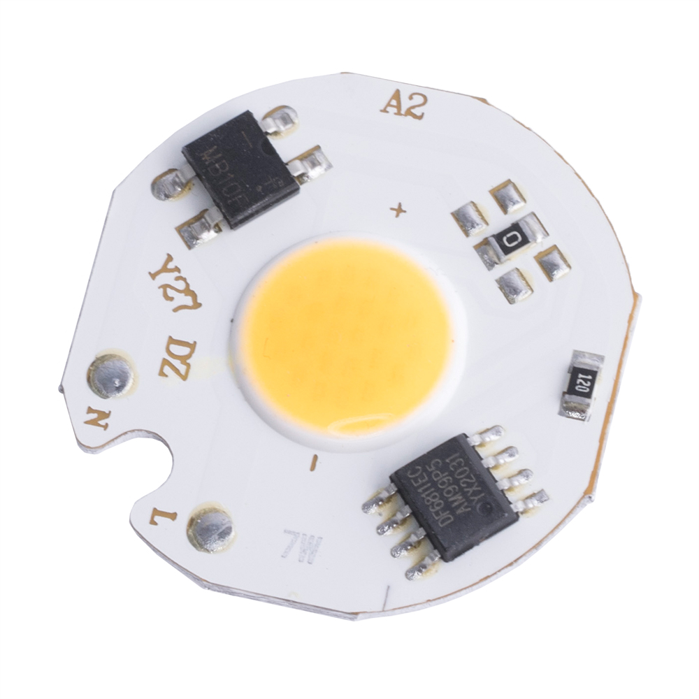LED 7W, warmweiß 220V Led-COB-Modul mit Treiber LED 7W, warmweiß 220V Led-COB-Modul mit Treiber