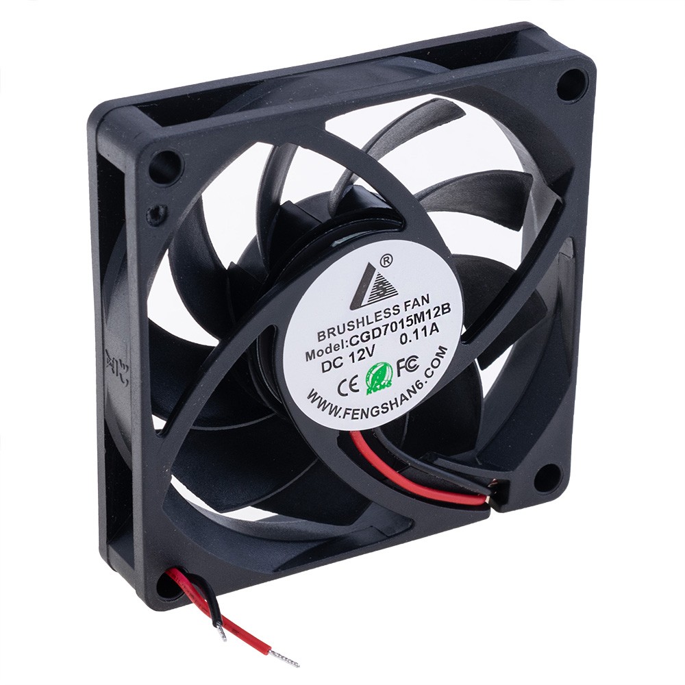 Вентилятор 70x70x15, 12VDC, CGD7015M12B