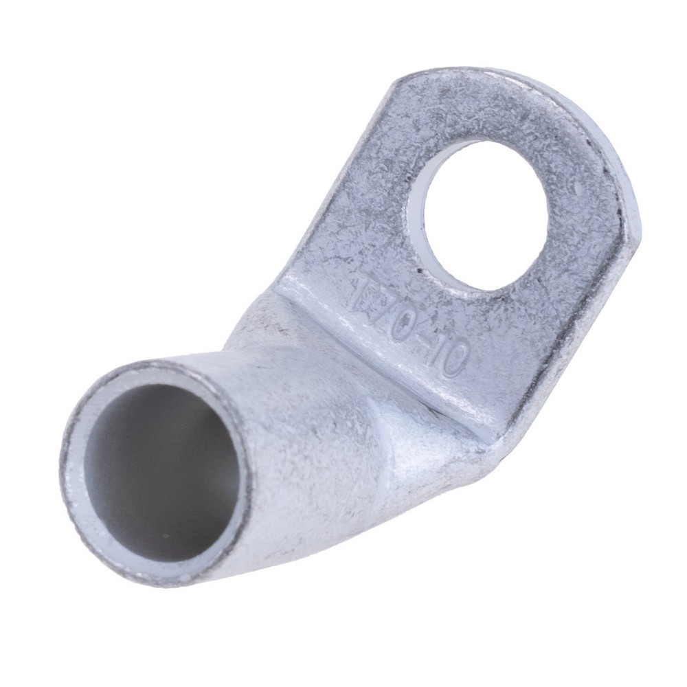 Kabel- Kabelschuh Ring-, gewinkelt, verzinnt Kupfer für Draht 70 mm², M10, LT70-10 Kabel- Kabelschuh Ring-, gewinkelt, verzinnt Kupfer für Draht 70 mm², M10, LT70-10