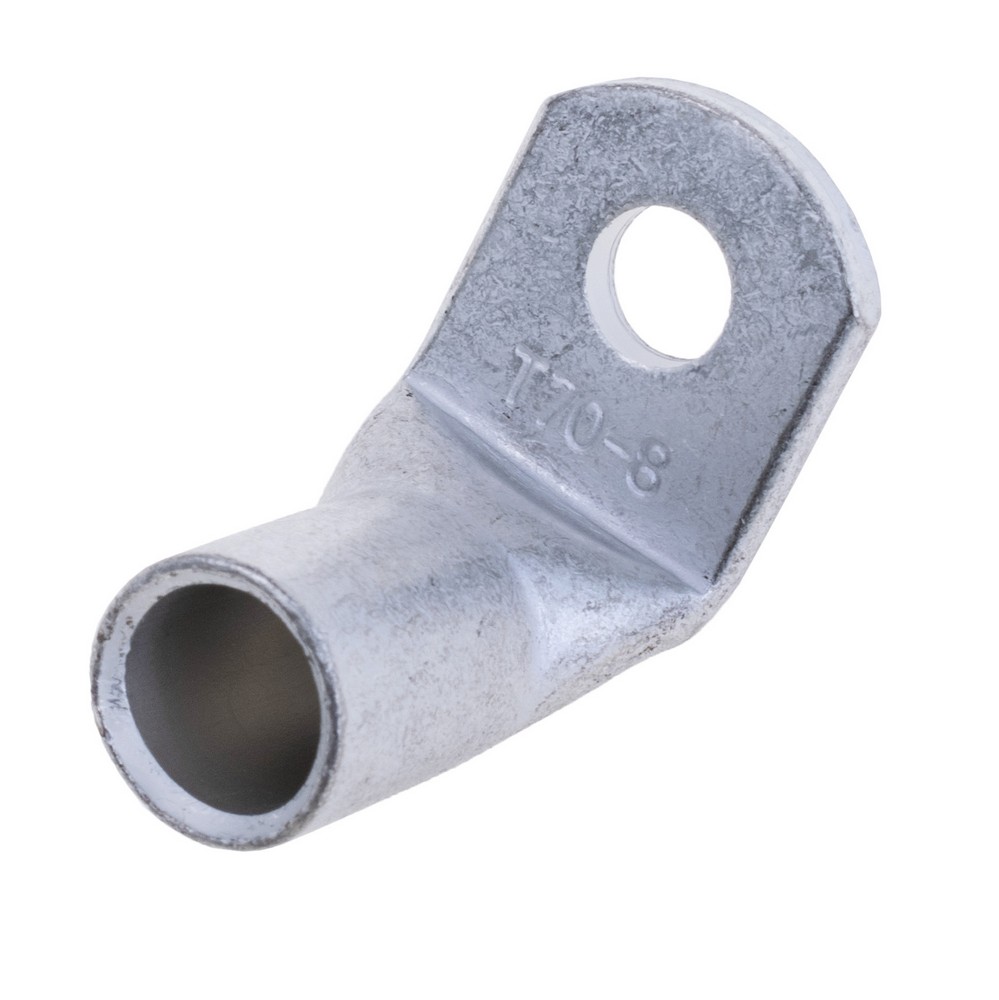 Kabel- Kabelschuh Ring-, gewinkelt, verzinnt Kupfer für Draht 70 mm², M8, LT70-8 Kabel- Kabelschuh Ring-, gewinkelt, verzinnt Kupfer für Draht 70 mm², M8, LT70-8
