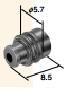 7165-0842 Sumitomo, Wire Seal (6mm), (Silikonstopfen)