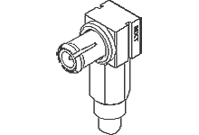 MCX RCP 50Ohm Crimp RA Cable Mount Gold Bulk (733660010)