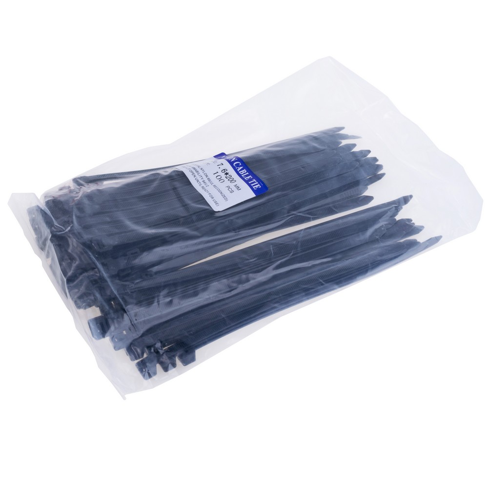 Кабельная стяжка 200х8мм (8*200) Кабельная стяжка 200х8мм (8*200)