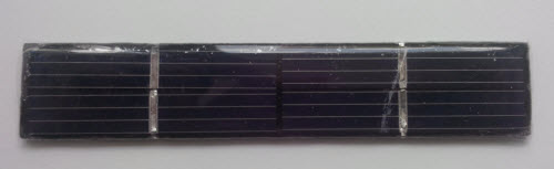 Solarmodul, 0,3 W 21х110х2,5 mm (polykristall) Solarmodul, 0,3 W 21х110х2,5 mm (polykristall)