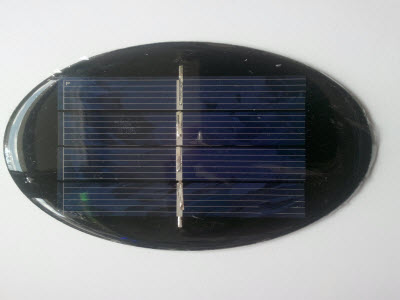Solarmodul, 0,32 W  D=94 mm, Dicke=2,5 mm (polykristall)