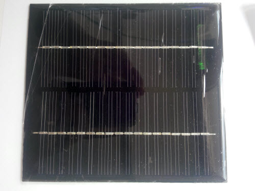 Solarmodul, 1,53 W    153х138х2,5 mm (Einkristall)