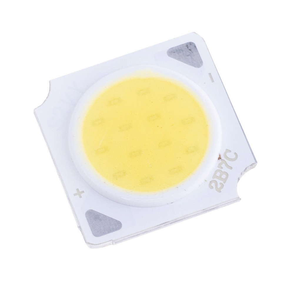 Світлодіод COB 1313 7W 6500K, 250mA(Max) @ DC 20-22V, 630-700LM, 13x13mm