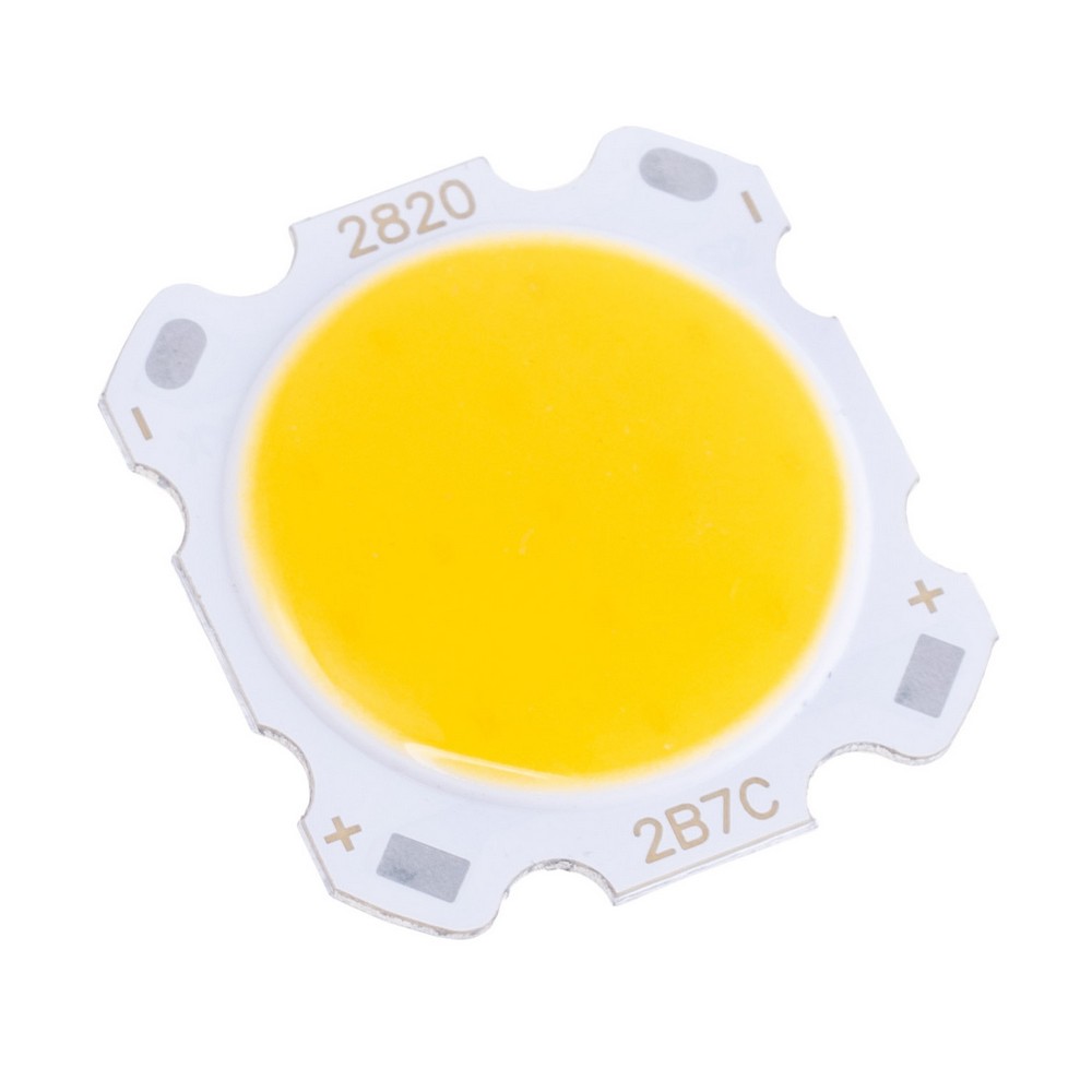 Світлодіод COB 1313 7W 3000K, 250mA(Max) @ DC 20-22V, 630-700LM, 24x22mm Світлодіод COB 1313 7W 3000K, 250mA(Max) @ DC 20-22V, 630-700LM, 24x22mm