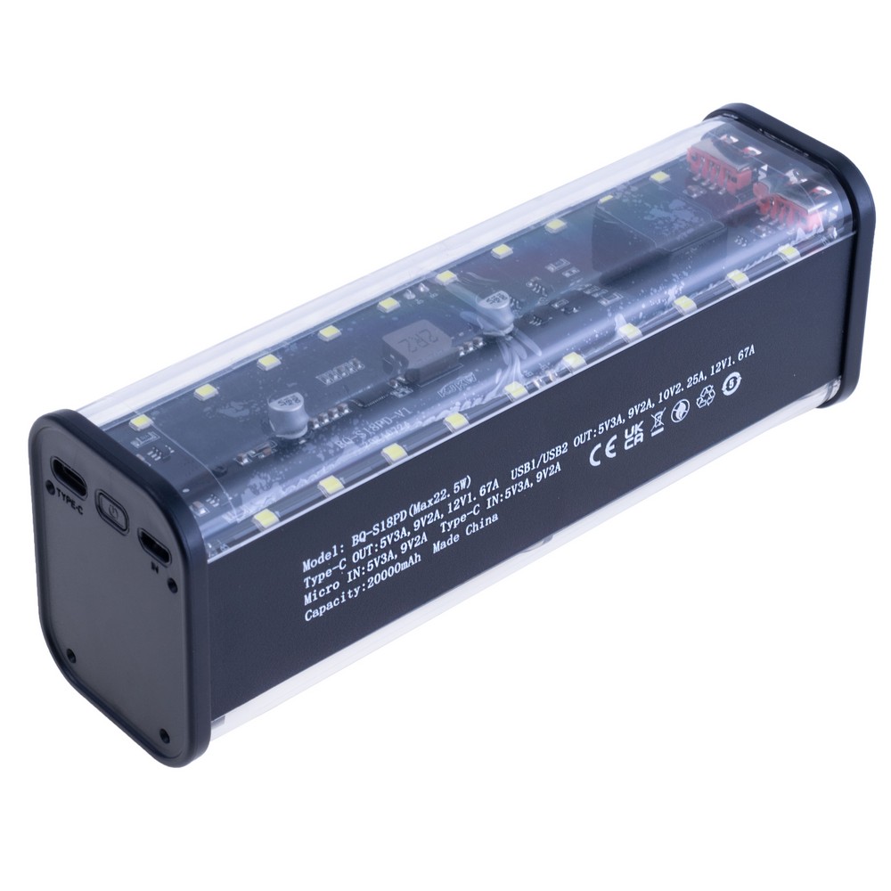 8*18650 Power Bank Case 22.5W 8*18650 Power Bank Case 22.5W