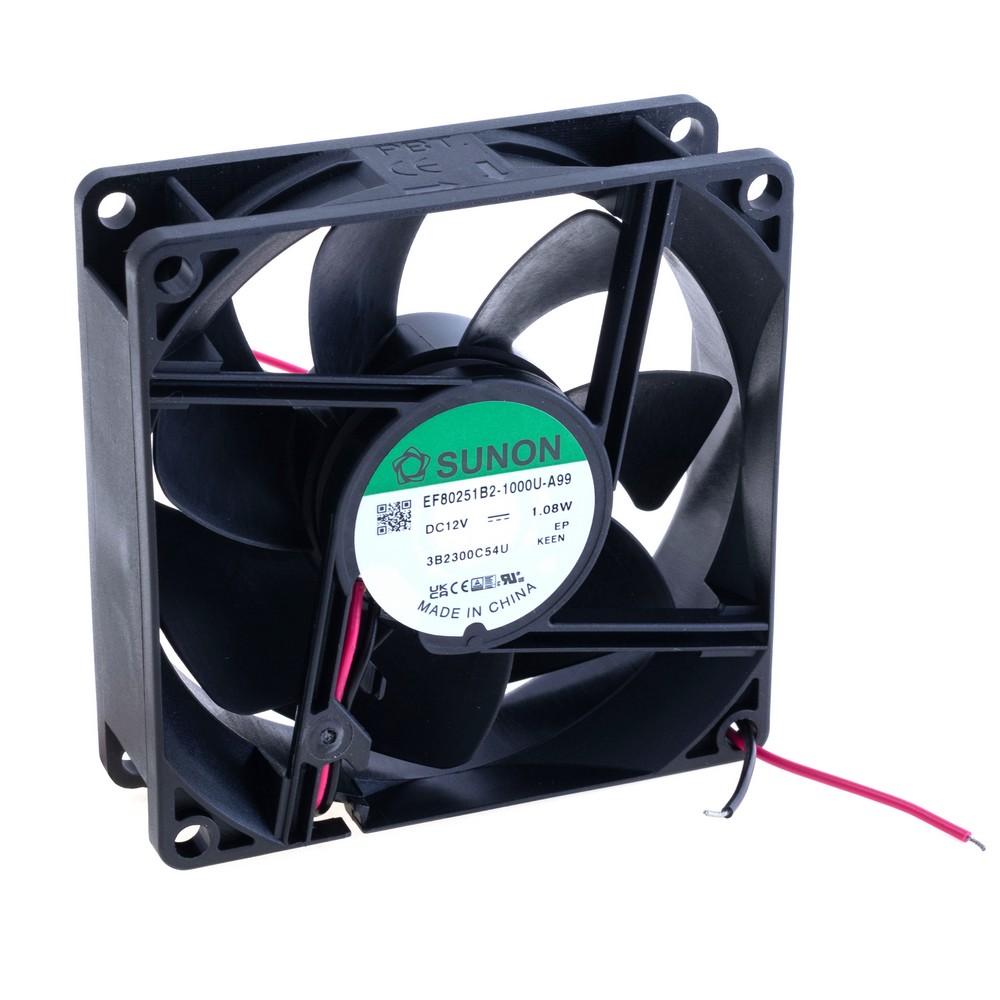 Вентилятор 80x80x25, 12V, (EF80251B2-A99-A)