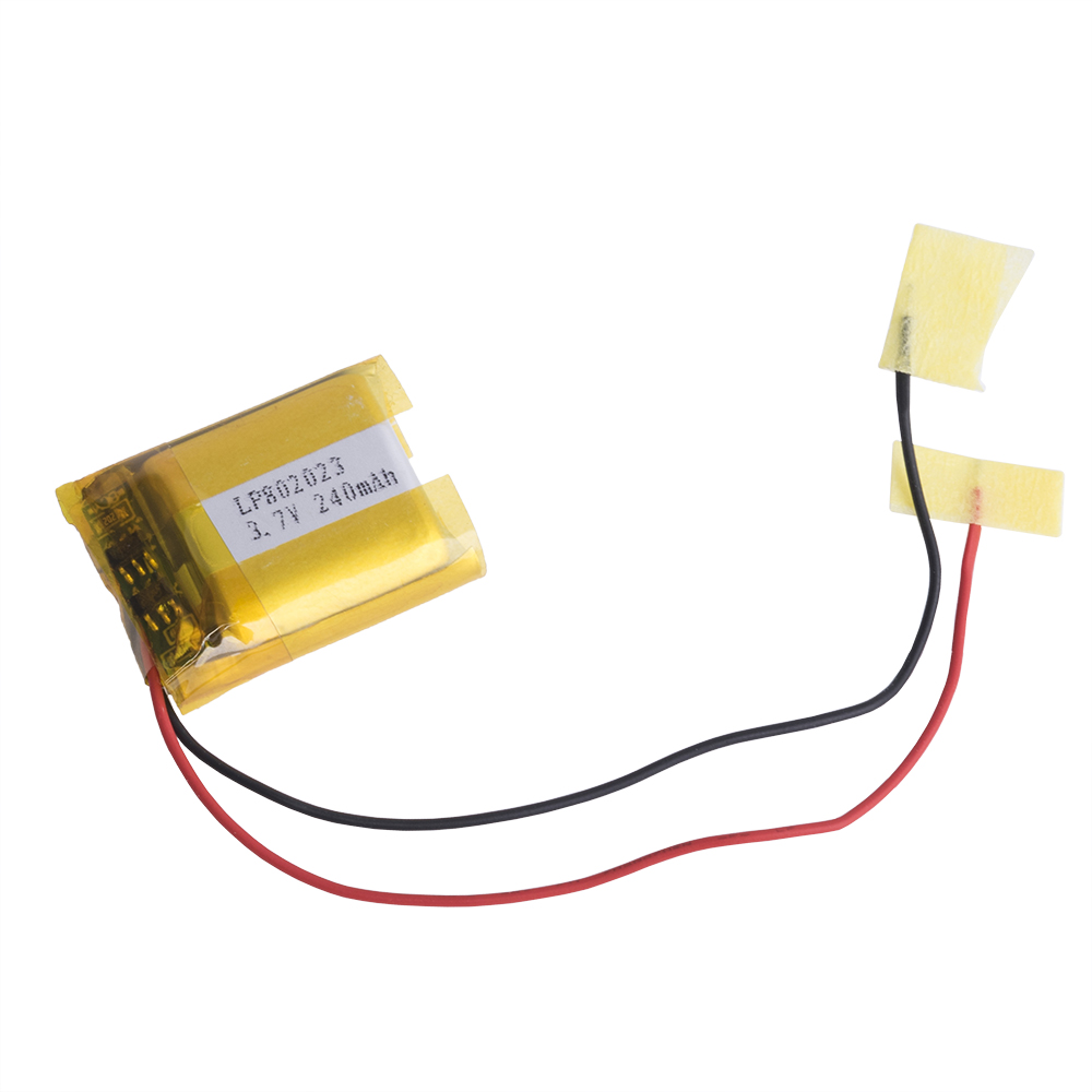 LiPo 240 mAh, 3,7V, 8x20x23мм (LiPower) аккумулятор литий-полимерный)