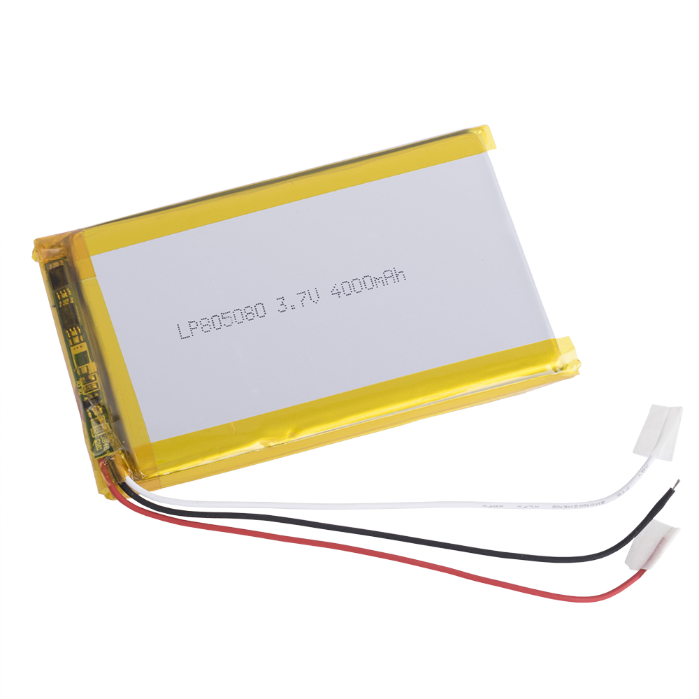 LiPo 4000 mAh, 3,7V, 8x50x80мм (LiPower) аккумулятор литий-полимерный)