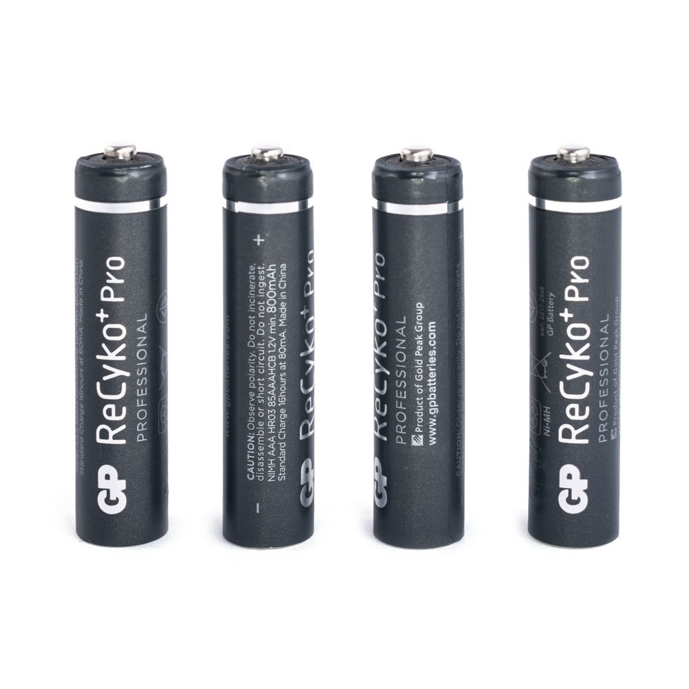 85AAAHCBE-2GBE4 AAA NiMH 800mAh GP ReCyko+Pro (Nickel-Metallhydrid-Batterie)