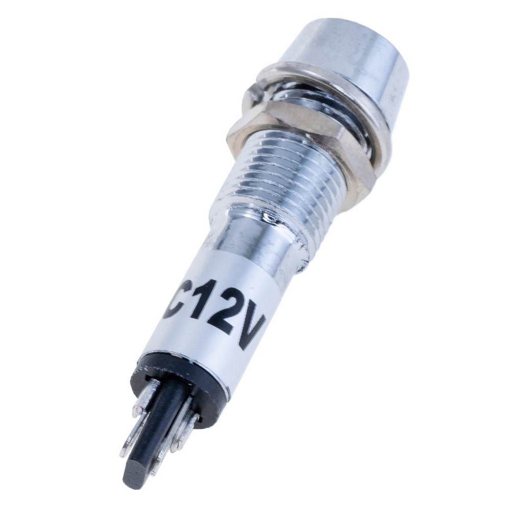 Anzeigeleuchte 8 mm mit roter Beleuchtung 12VDC, XD8-1 12V RED Anzeigeleuchte 8 mm mit roter Beleuchtung 12VDC, XD8-1 12V RED