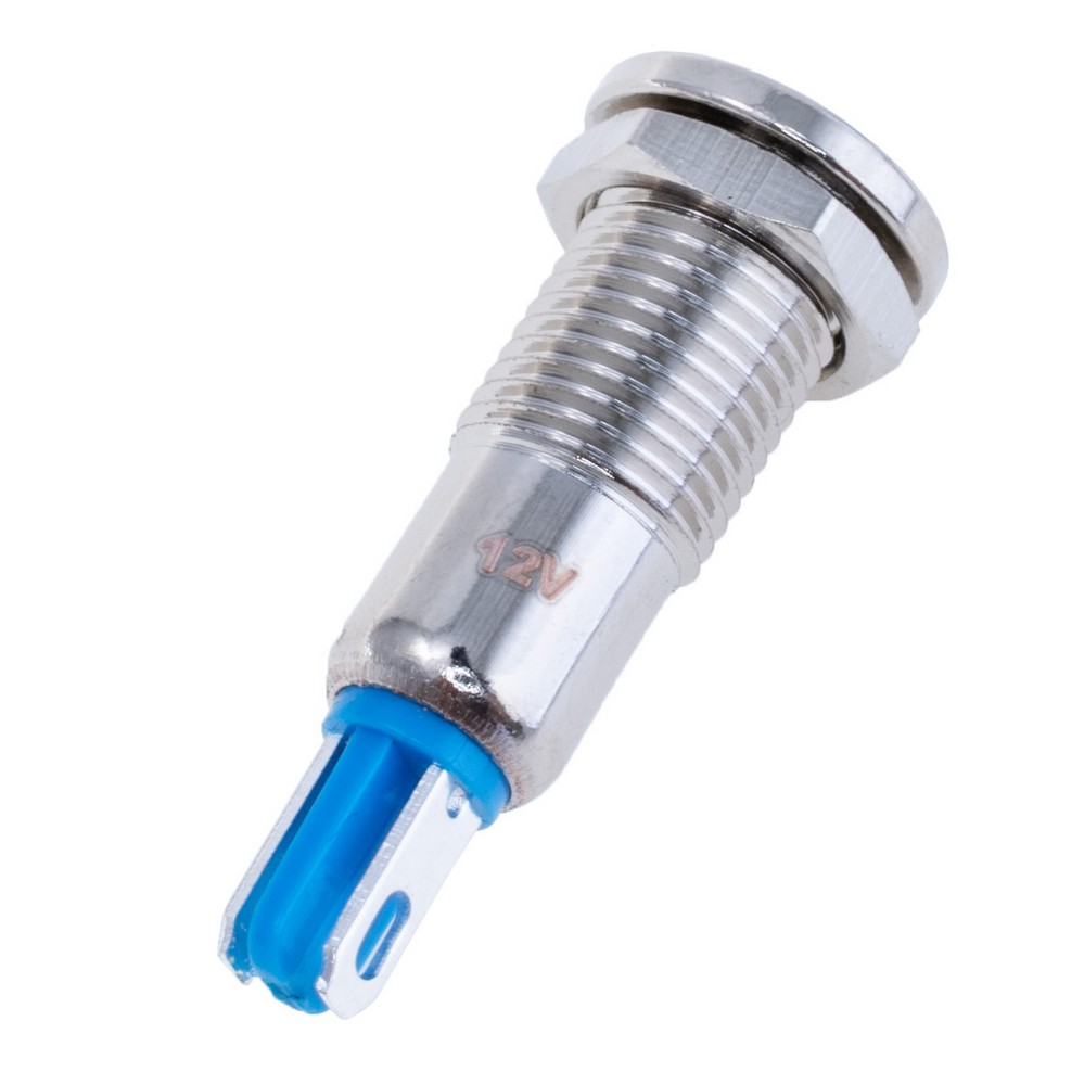 Anzeigeleuchte 8 mm mit roter Beleuchtung IP67, 12VDC, GQ8A-D 12V RED Anzeigeleuchte 8 mm mit roter Beleuchtung IP67, 12VDC, GQ8A-D 12V RED