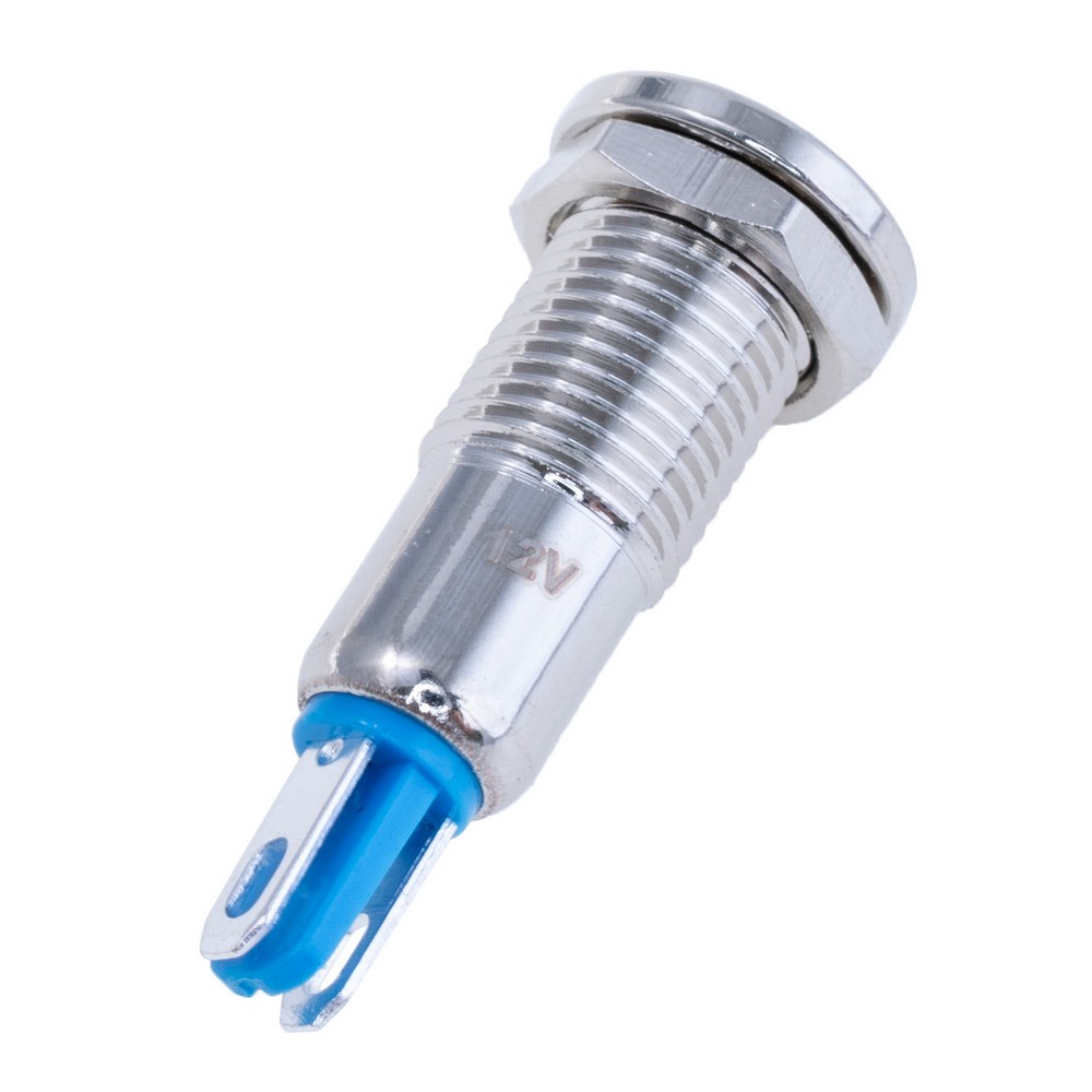 Anzeigeleuchte 8 mm mit grüner Beleuchtung IP67, 12V, GQ8A-D 12V GREEN Anzeigeleuchte 8 mm mit grüner Beleuchtung IP67, 12V, GQ8A-D 12V GREEN