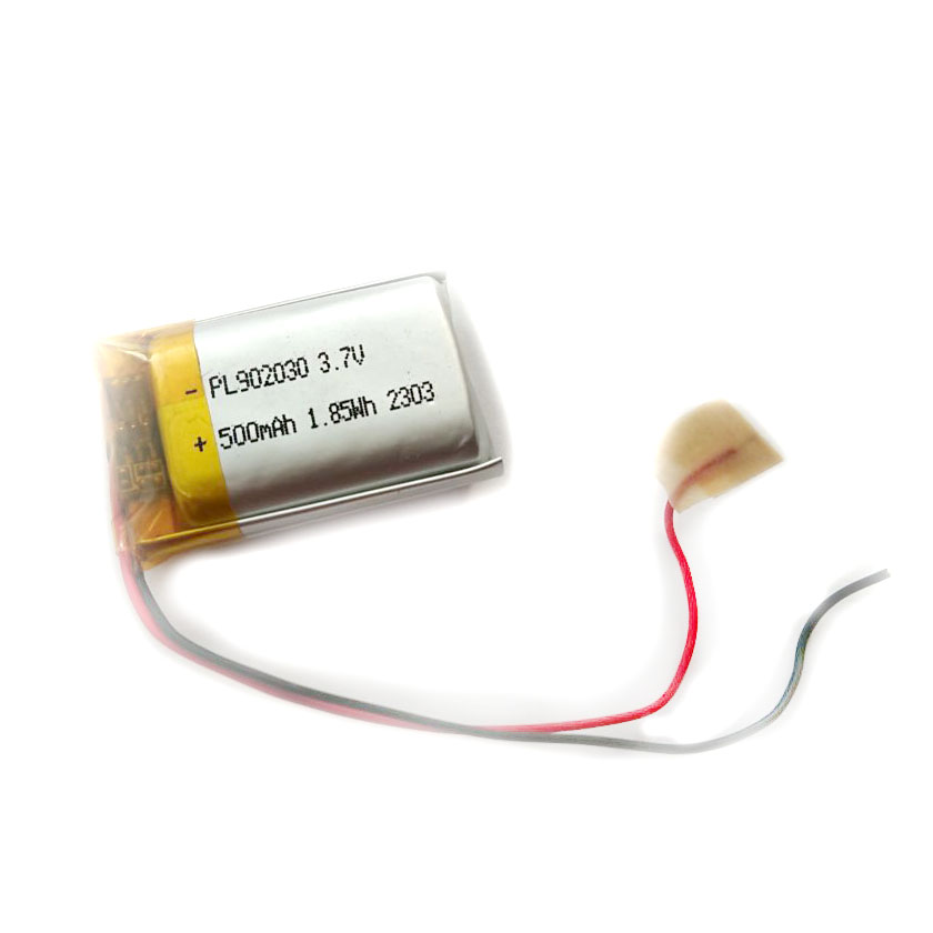 LiPo 500 mAh, 3,7V, 9x20x30мм із захистом (LiPower) акумулятор літій-полімерний) PL902030