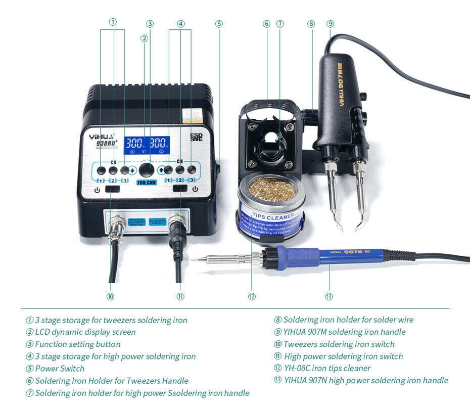 YiHUA 938BD+ Upgraded version