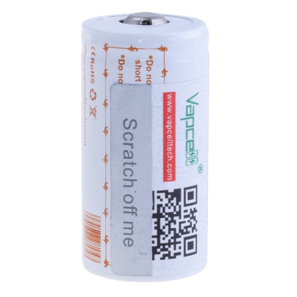 Li-Ion 950mAh, 3,7V, 16340 Vapcell літій-іонний аккумулятор, INR16340 T9 950mah 3A