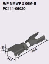 R/P NMWP II 06M-B Pn. PC111-06020 Clamp corrugations for the fork, Furukawa R/P NMWP II 06M-B Pn. PC111-06020 Clamp corrugations for the fork, Furukawa