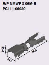 R/P NMWP II 06M-B Pn. PC111-06020 Clamp corrugations for the fork, Furukawa