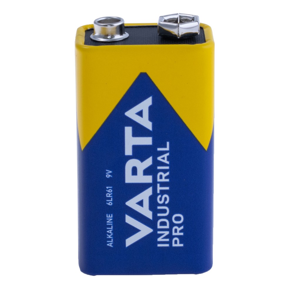 Батарейка "Крона" лужна 9V 1шт. VARTA 6LR61 Industrial Pro