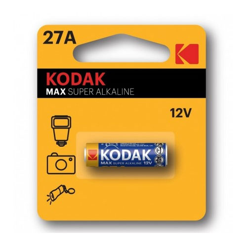 Батарейка A27 лужна 12V 1шт. Kodak MAX