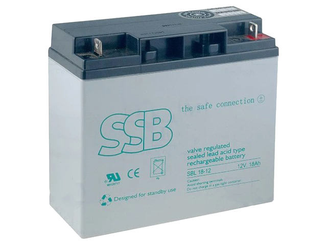 Аккумулятор 12V 18Ah свинцово-кислотный AGM (SBL 18-12)