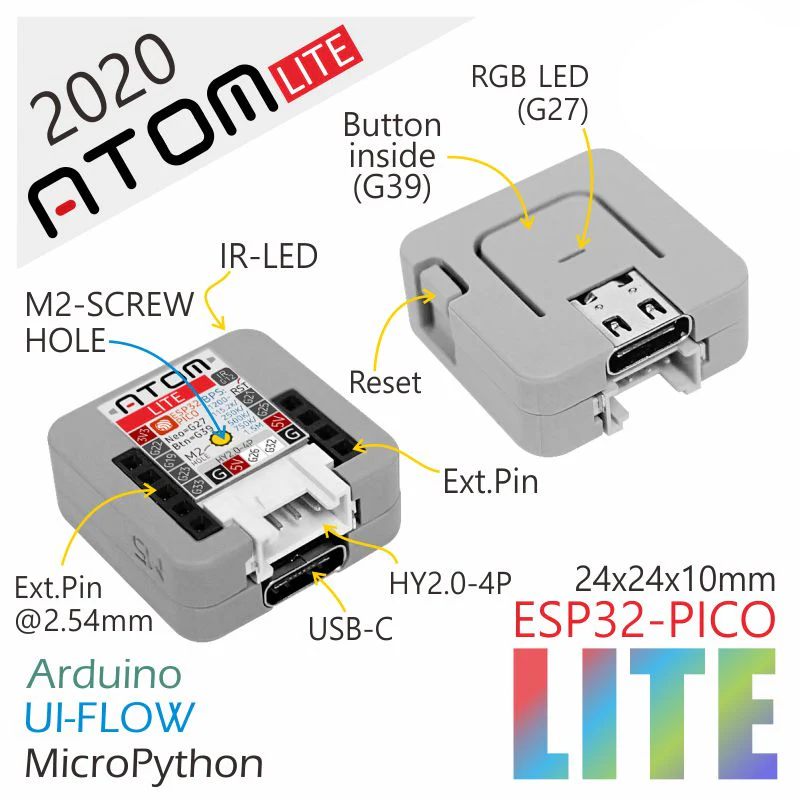 ATOM Lite ESP32 IoT Development Kit ATOM Lite ESP32 IoT Development Kit