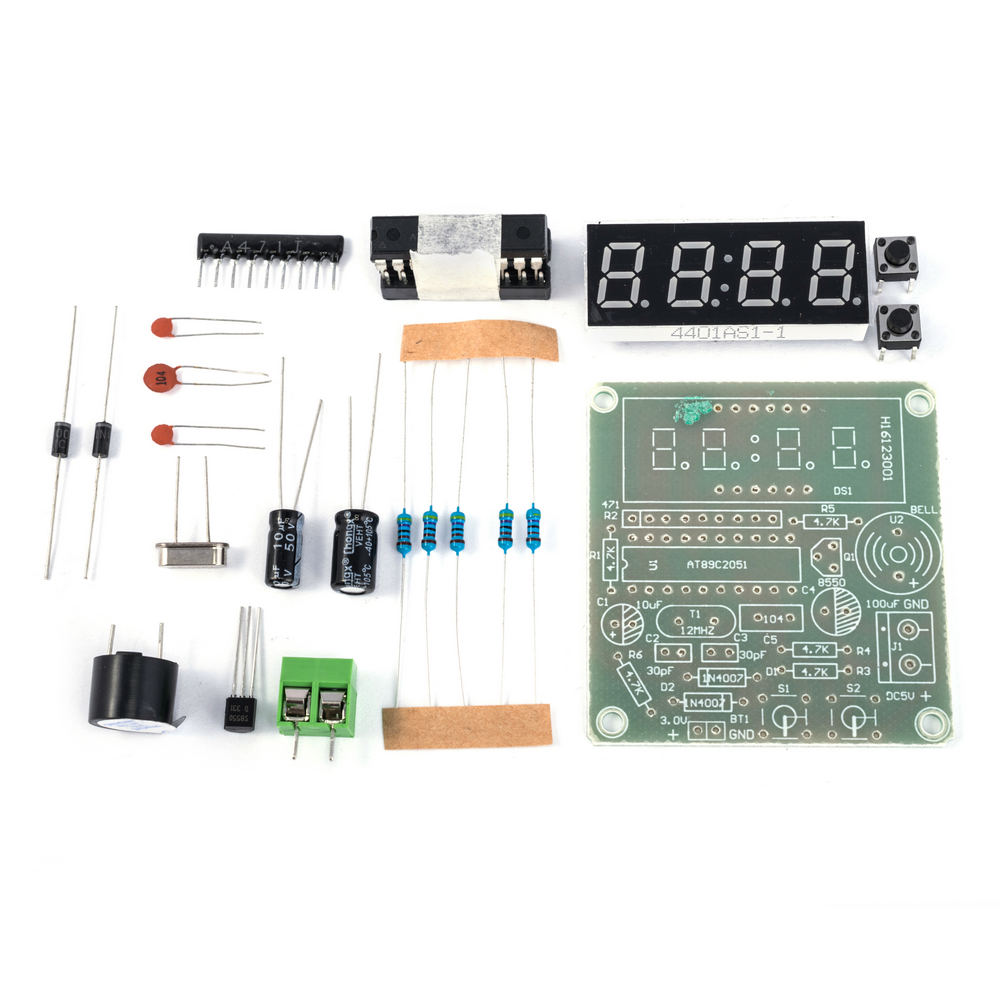 Satz fur Zusammenbau von Uhren auf AT89C2051 (SKU117724)