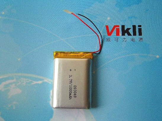 093048 3.7V 1000mAh +PCB (Akku Li-Polymer)