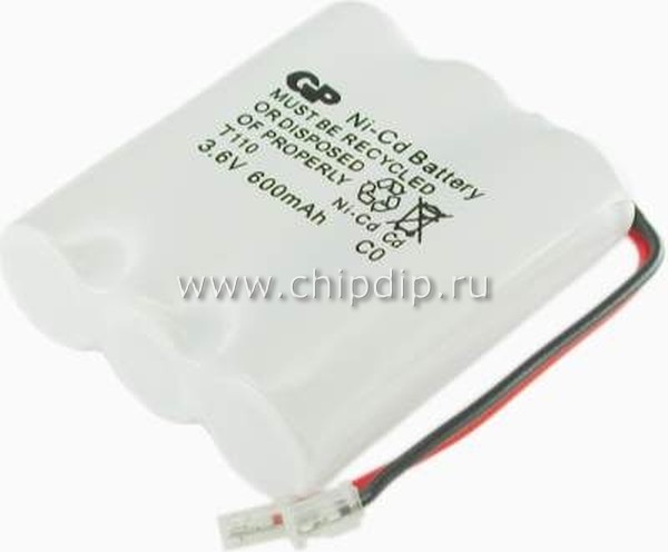 T110 NiCd, 3.6V, 600mAh fur pvt.Funktelefone, GP, U1 (Akku Nickel-Cadmium-)