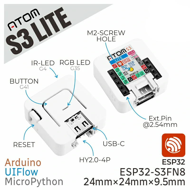 AtomS3 Lite ESP32S3 Dev Kit AtomS3 Lite ESP32S3 Dev Kit