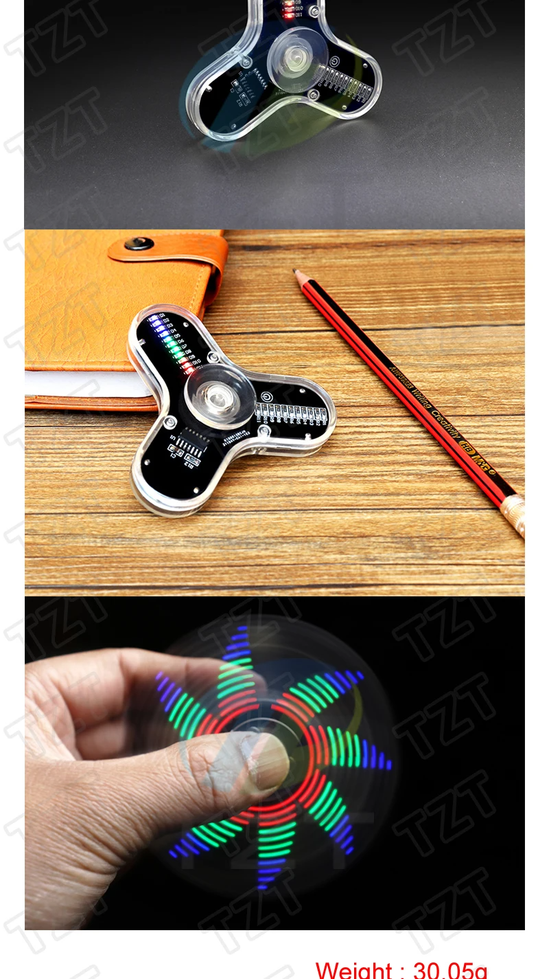 Набір для виготовлення спінера із світлодіодами