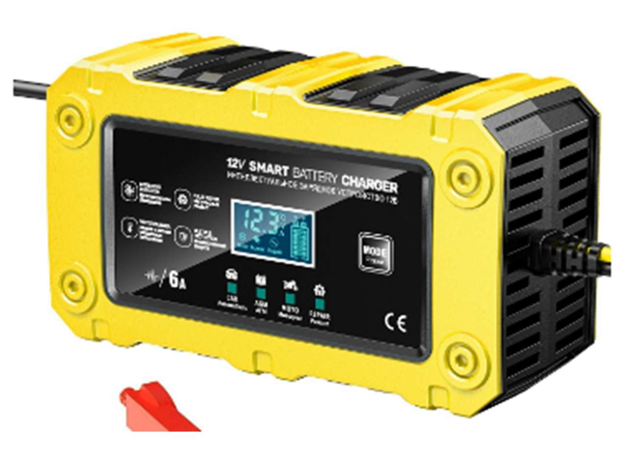 Зарядний пристрій для свинцево-кислотних акумуляторів 12V, 6A, BC1206 Зарядний пристрій для свинцево-кислотних акумуляторів 12V, 6A, BC1206