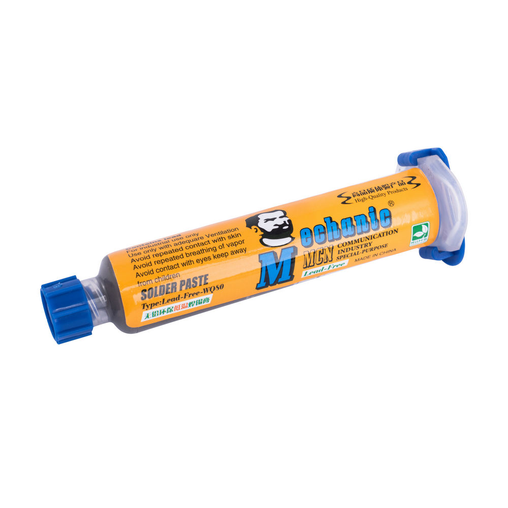 Lötpaste Sn42/Bi58 Bleifrei Niedrigschmelzend 138ﹾC Mechanic Spritze 40g Lötpaste Sn42/Bi58 Bleifrei Niedrigschmelzend 138ﹾC Mechanic Spritze 40g