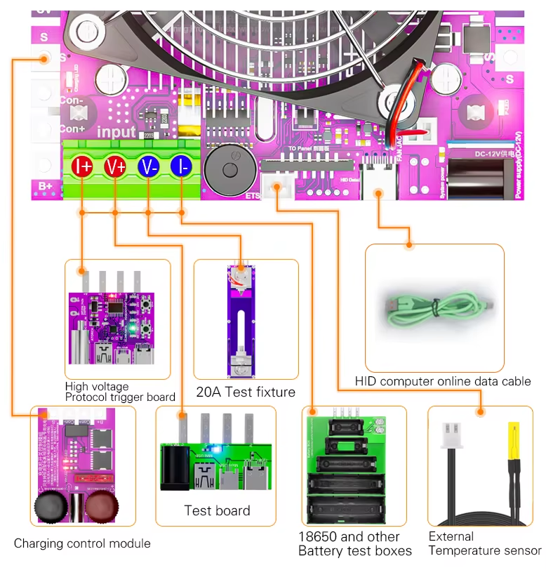 Електронне навантаження BW600-150W WiFi (Atorch)