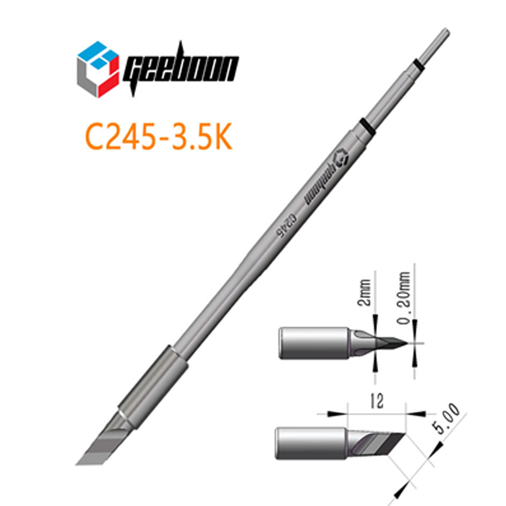 C245-3.5K GEEBOON Lötspitze für Lötstationen C245-3.5K GEEBOON Lötspitze für Lötstationen