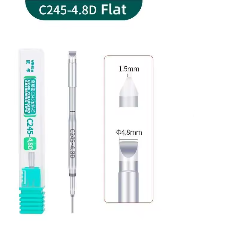 C245-4.8D Наконечник для паяльных станций C245-4.8D Наконечник для паяльных станций