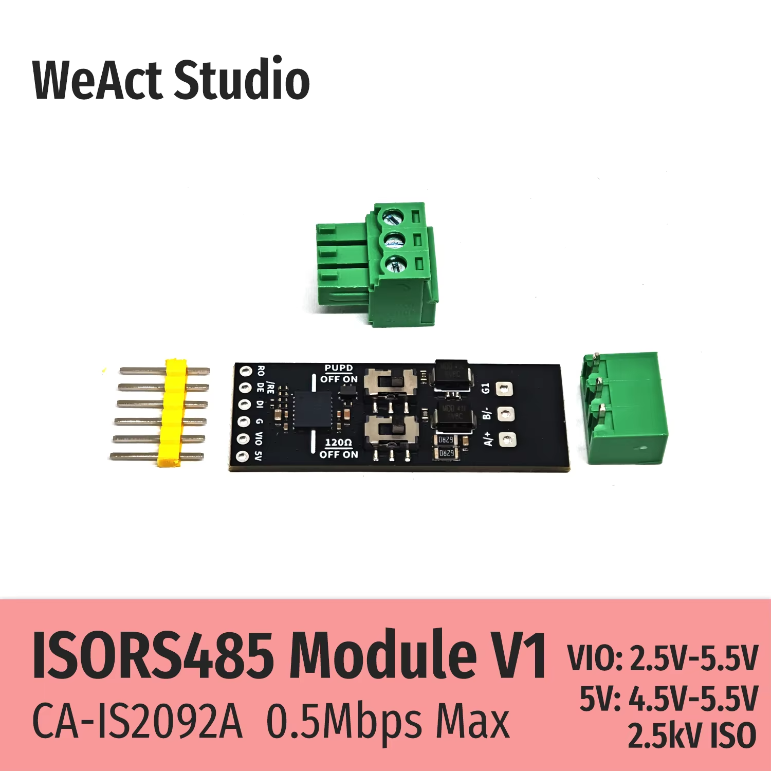 Налагоджувальна плата ISORS485 Module V1 CA-IS2092A Налагоджувальна плата ISORS485 Module V1 CA-IS2092A